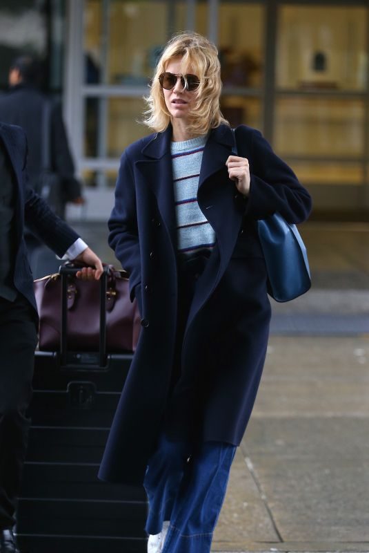 EVA HERZIGOVA Arrives at JFK Aiport in New York 02/11/2018