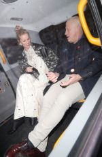 EVA HERZIGOVA Arrives at Love and Miu Miu Women’s Tales Party in London 02/19/2018