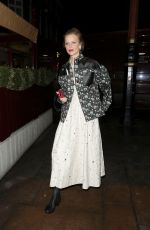 EVA HERZIGOVA Arrives at Love and Miu Miu Women’s Tales Party in London 02/19/2018