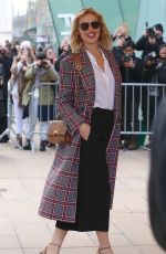 EVA HERZIGOVA Arrives at Michael Kors Show at New York Fashion Week 02/14/2018