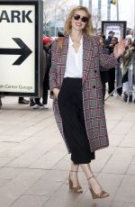 EVA HERZIGOVA Arrives at Michael Kors Show at New York Fashion Week 02/14/2018