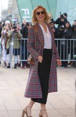 EVA HERZIGOVA Arrives at Michael Kors Show at New York Fashion Week 02/14/2018