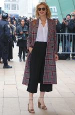 EVA HERZIGOVA Arrives at Michael Kors Show at New York Fashion Week 02/14/2018