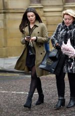 FAYE BROOKES Out and About in Manchester 02/13/2018