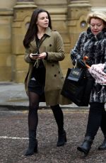 FAYE BROOKES Out and About in Manchester 02/13/2018