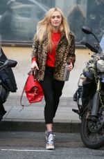 FEARNE COTTON Arrives at BBC Radio Studios in London 02/14/2018