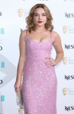 FLORENCE PUGH at Bafta Nominees Party in London 02/17/2018