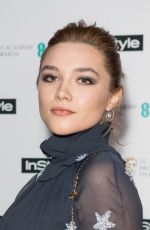 FLORENCE PUGH at Instyle EE Rising Star Baftas Pre-party in London 02/06/2018