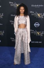 FOLA EVANS-AKINGBOLA at A Wrinkle in Time Premiere in Los Angeles 02/26/2018