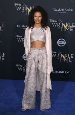 FOLA EVANS-AKINGBOLA at A Wrinkle in Time Premiere in Los Angeles 02/26/2018