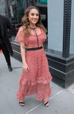 FRANCIA RAISA Arrives at Build Series in New York 02/14/2018