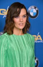 FRANKIE SHAW at 2018 Directors Guild Awards in Los Angeles 02/03/2018