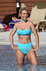 FRANLIE ESSEX in Bikini at a Pool in Portugal 02/22/2018