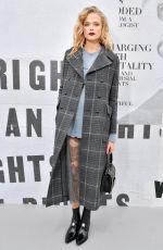GABRIELLA WILDE at Christian Dior Show at Paris Fashion Week 02/27/2018