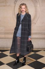 GABRIELLA WILDE at Christian Dior Show at Paris Fashion Week 02/27/2018