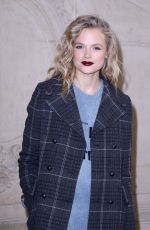 GABRIELLA WILDE at Christian Dior Show at Paris Fashion Week 02/27/2018