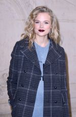 GABRIELLA WILDE at Christian Dior Show at Paris Fashion Week 02/27/2018