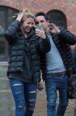 GEMMA ATKINSON Leaves Key 103 Radio in Manchester 02/19/2018