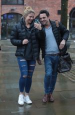 GEMMA ATKINSON Leaves Key 103 Radio in Manchester 02/19/2018