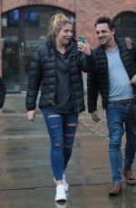 GEMMA ATKINSON Leaves Key 103 Radio in Manchester 02/19/2018