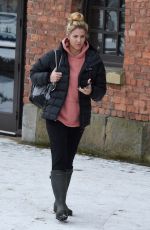 GEMMA ATKINSON Leaves Key 103 Radio in Manchester 02/28/2018