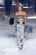 GEORGIA FOWLER at Philipp Plein Runway Show at New York Fashion Week 02/10/2018