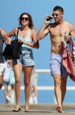 GEORGIA LOVE at Bondi to Bronte Coastal Walk in Sydney 02/17/2018