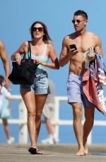 GEORGIA LOVE at Bondi to Bronte Coastal Walk in Sydney 02/17/2018
