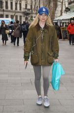 GEORGIA TOFFOLO Arrives at Capital FM Radio in London 02/21/2018