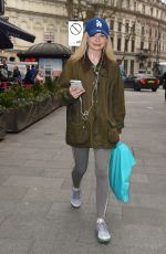 GEORGIA TOFFOLO Arrives at Capital FM Radio in London 02/21/2018
