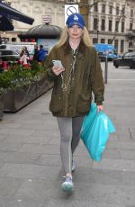 GEORGIA TOFFOLO Arrives at Capital FM Radio in London 02/21/2018