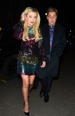 GEORGIA TOFFOLO at Valentine Sozbilir Birthday Party in London 02/09/2018
