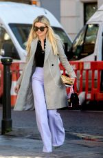 GEORGIA TOFFOLO Out and About in Chelsea in London 02/15/2018