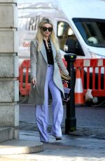 GEORGIA TOFFOLO Out and About in Chelsea in London 02/15/2018