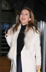 GERI HALLIWELL Arrives at BBC Radio 2 in London 02/26/2018