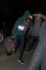 GIGI HADID Arrives at Her Hotel in Paris 02/25/2018