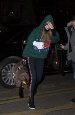 GIGI HADID Arrives at Her Hotel in Paris 02/25/2018