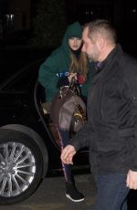 GIGI HADID Arrives at Her Hotel in Paris 02/25/2018