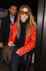 GIGI HADID at Airport in Milan 02/25/2018