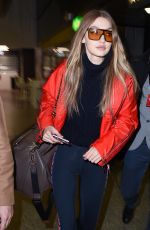 GIGI HADID at Airport in Milan 02/25/2018