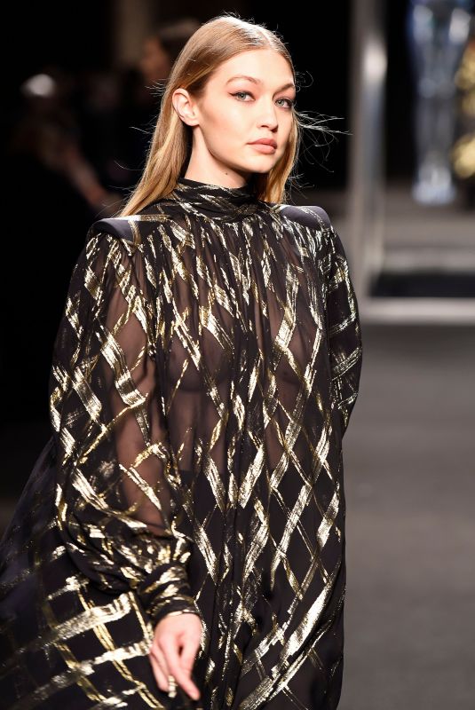 GIGI HADID at Alberta Ferretti Fall/Winter Show at Milan Fashion Week 02/21/2018