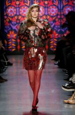 GIGI HADID at Anna Sui Runway Show at New York Fashion Week 02/12/2018