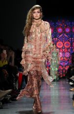 GIGI HADID at Anna Sui Runway Show at New York Fashion Week 02/12/2018