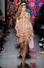 GIGI HADID at Anna Sui Runway Show at New York Fashion Week 02/12/2018