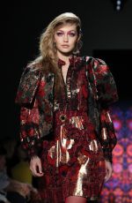 GIGI HADID at Anna Sui Runway Show at New York Fashion Week 02/12/2018