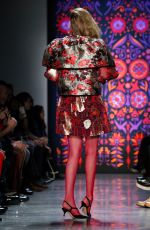 GIGI HADID at Anna Sui Runway Show at New York Fashion Week 02/12/2018