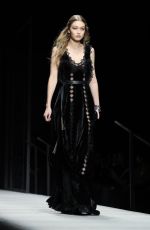 GIGI HADID at Bottega Veneta Catwalk at New York Fashion Week 02/09/2018