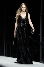 GIGI HADID at Bottega Veneta Catwalk at New York Fashion Week 02/09/2018
