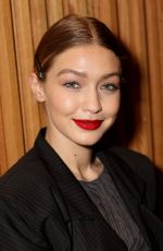 GIGI HADID at Brandon Maxwell Runway Show at New York Fashion Week 02/11/2018