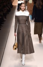 GIGI HADID at Fendi Fashion Show at MFW in Milan 02/22/2018